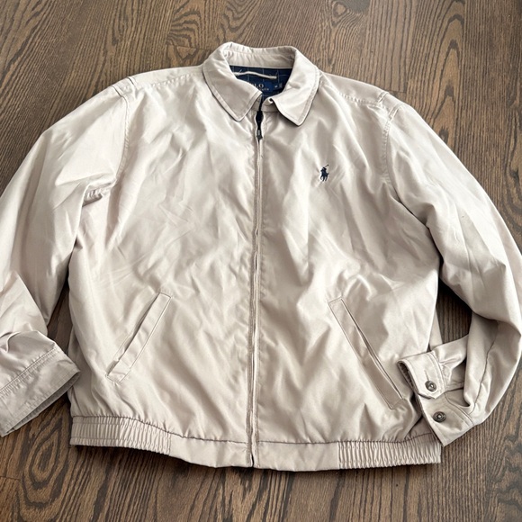 Polo by Ralph Lauren Men's Light Tan Jacket great shape - Picture 1 of 2